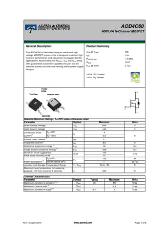  Datasheet Preview Page 1