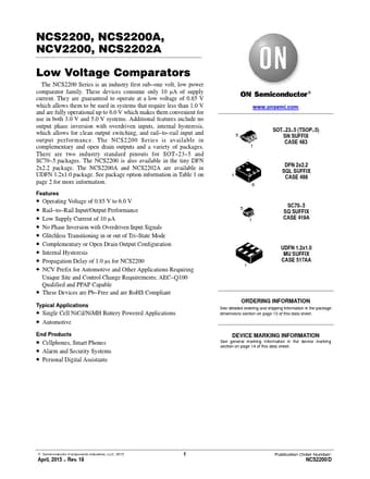  Datasheet Preview Page 1