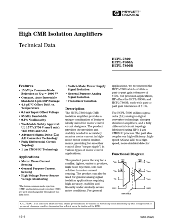  Datasheet Preview Page 1