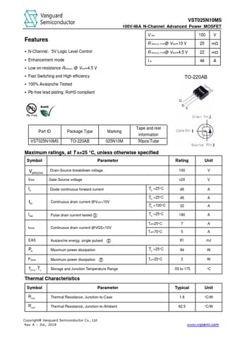  Datasheet Preview Page 1