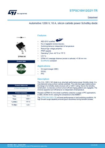  Datasheet Preview Page 1