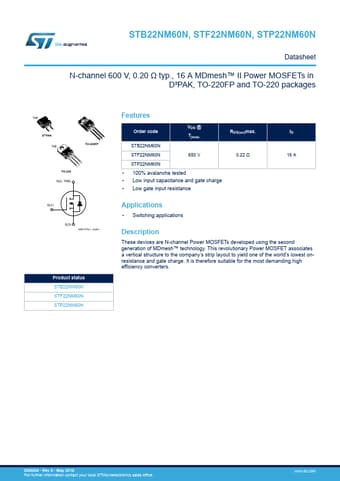  Datasheet Preview Page 1