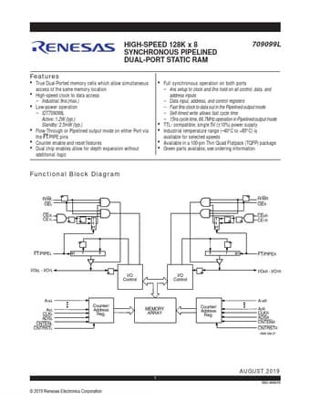  Datasheet Preview Page 1