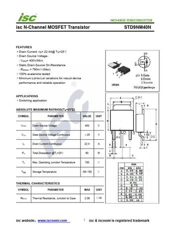  Datasheet Preview Page 1