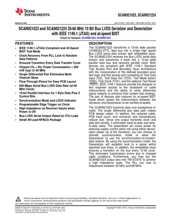  Datasheet Preview Page 1