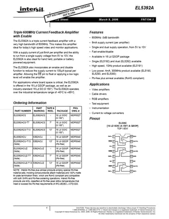  Datasheet Preview Page 1