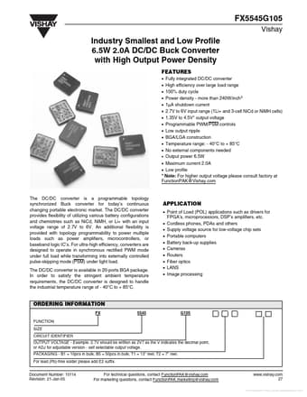  Datasheet Preview Page 1