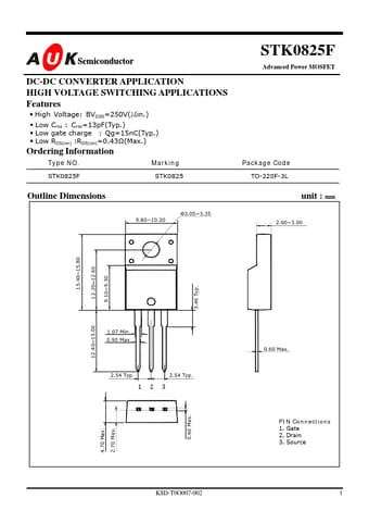 Datasheet Preview Page 1
