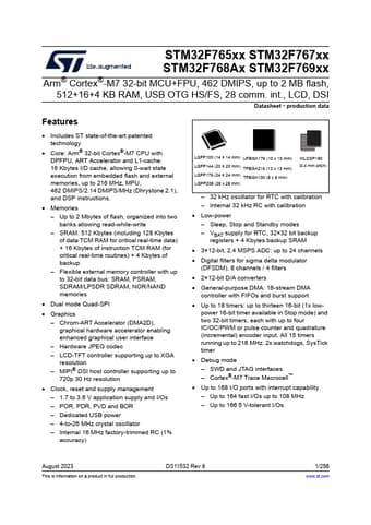  Datasheet Preview Page 1