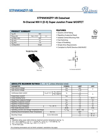  Datasheet Preview Page 1