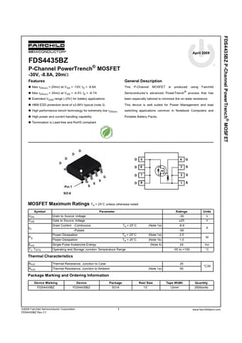  Datasheet Preview Page 1