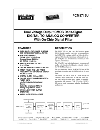  Datasheet Preview Page 1