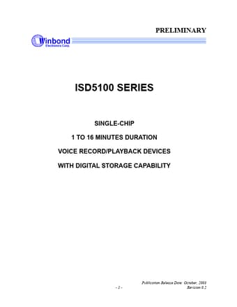  Datasheet Preview Page 1