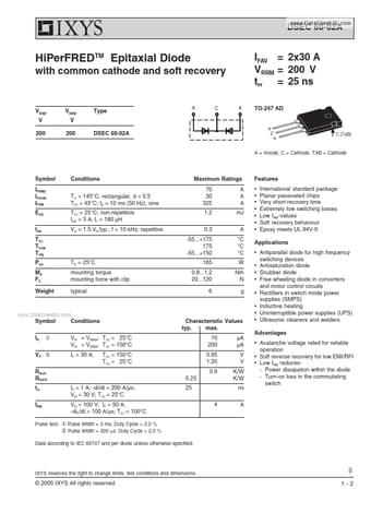  Datasheet Preview Page 1