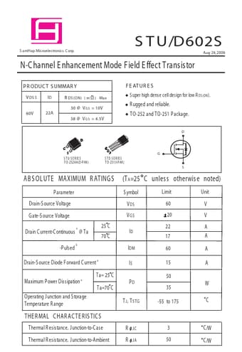  Datasheet Preview Page 1