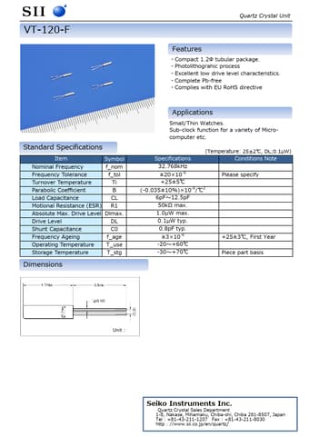  Datasheet Preview Page 1