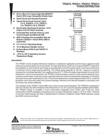  Datasheet Preview Page 1