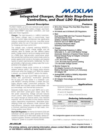  Datasheet Preview Page 1