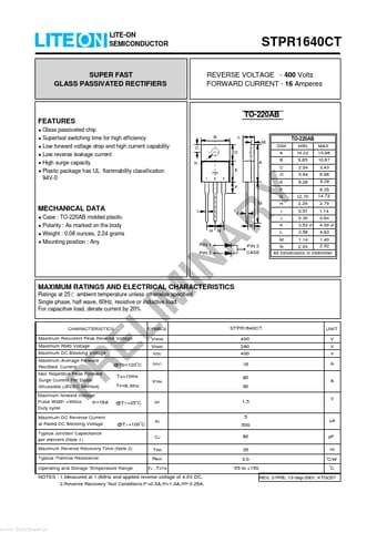  Datasheet Preview Page 1