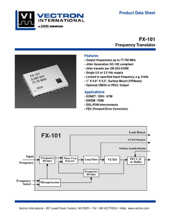  Datasheet Preview Page 1