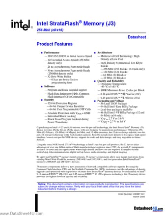  Datasheet Preview Page 1