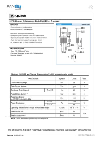  Datasheet Preview Page 1