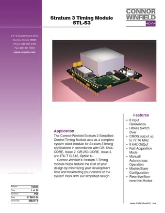  Datasheet Preview Page 1
