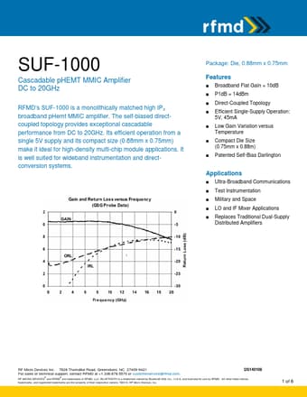  Datasheet Preview Page 1