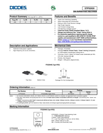  Datasheet Preview Page 1