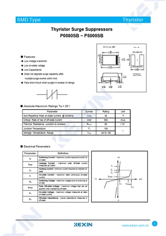  Datasheet Preview Page 1