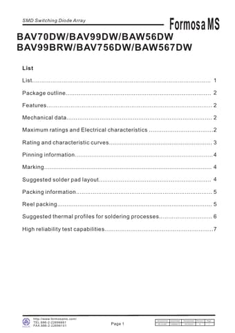  Datasheet Preview Page 1
