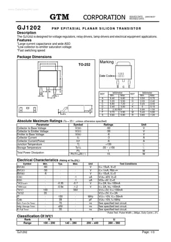  Datasheet Preview Page 1