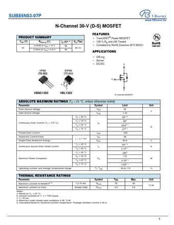  Datasheet Preview Page 1