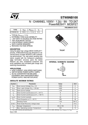  Datasheet Preview Page 1