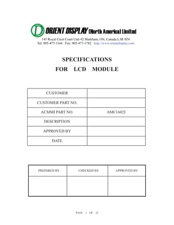  Datasheet Preview Page 1