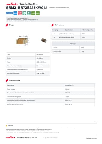  Datasheet Preview Page 1