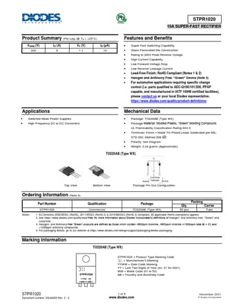  Datasheet Preview Page 1