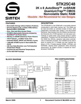  Datasheet Preview Page 1