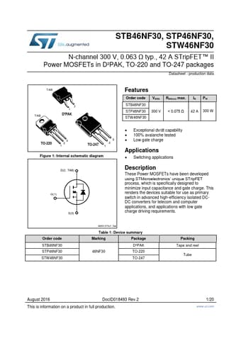  Datasheet Preview Page 1