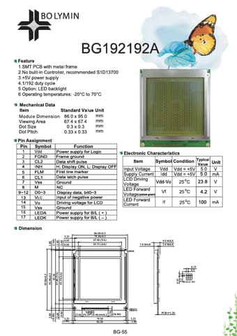  Datasheet Preview Page 1