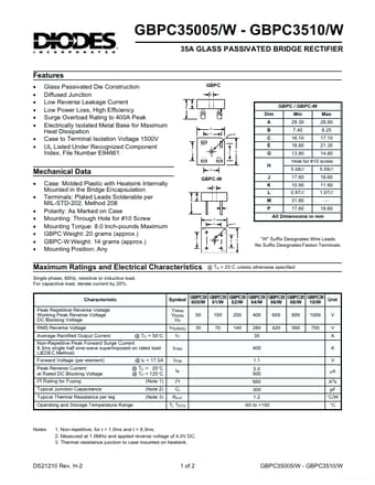  Datasheet Preview Page 1