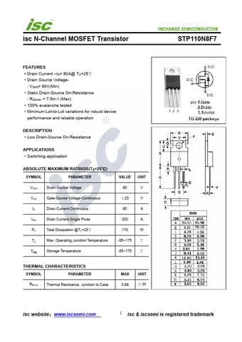  Datasheet Preview Page 1