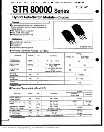  Datasheet Preview Page 1