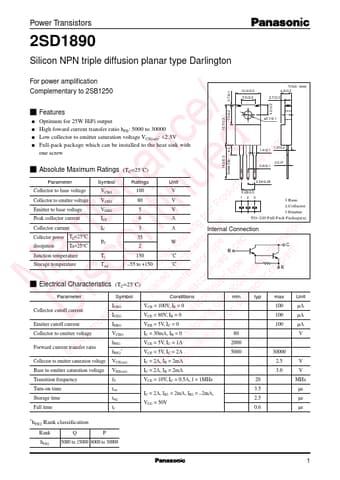  Datasheet Preview Page 1