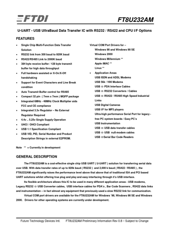  Datasheet Preview Page 1