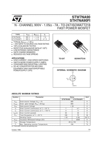  Datasheet Preview Page 1