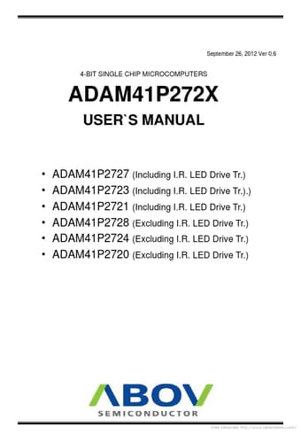  Datasheet Preview Page 1