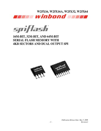  Datasheet Preview Page 1
