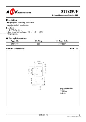  Datasheet Preview Page 1