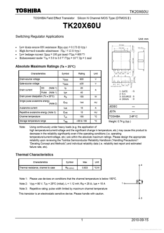  Datasheet Preview Page 1